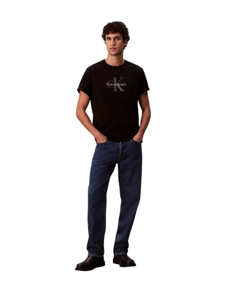 T-shirt homme Calvin Klein noir imprimé