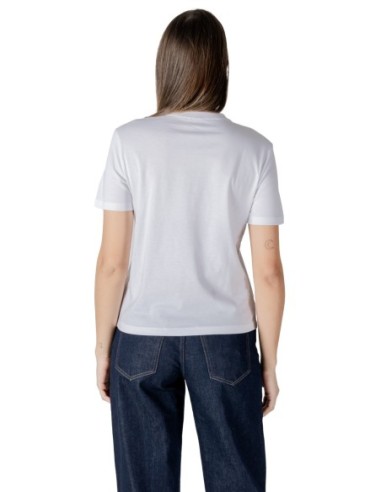 T-shirt femme Calvin Klein blanc imprimé
