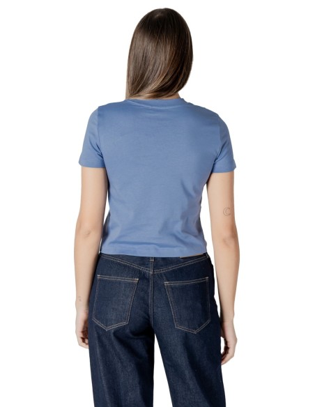 T-shirt femme Calvin Klein bleu azur