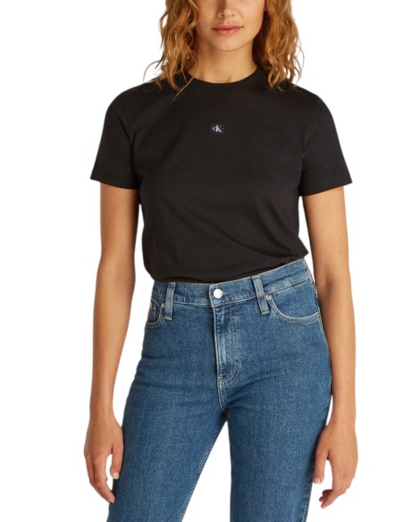 T-shirt femme Calvin Klein noir