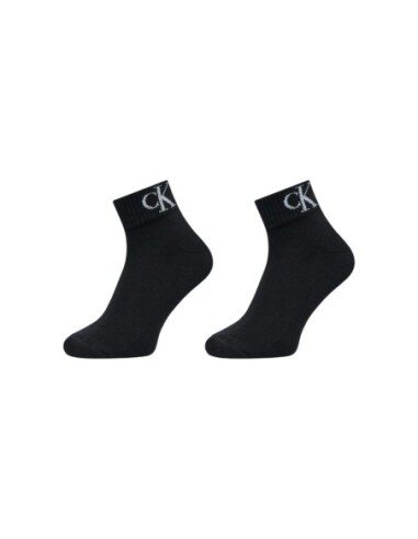 Chaussettes noires imprimées CKJ – lot de 2 style moderne