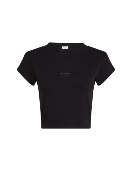 T-shirt femme Calvin Klein noir