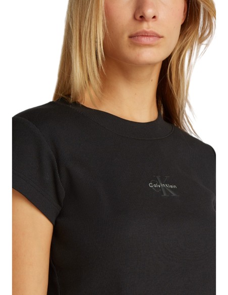 T-shirt femme Calvin Klein noir