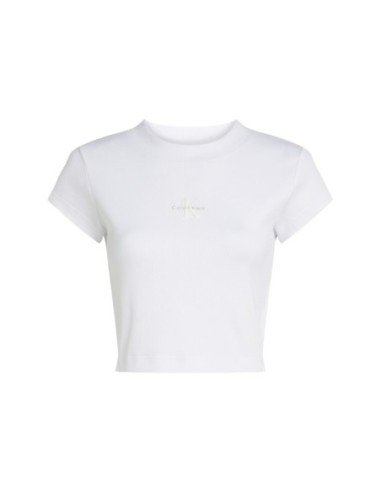 T-shirt femme Calvin Klein blanc