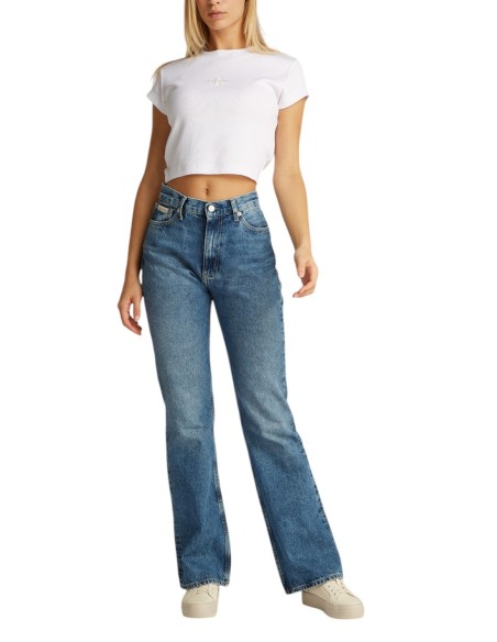 T-shirt femme Calvin Klein blanc
