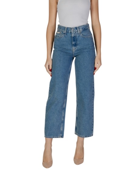 Jeans femme Calvin Klein bleu