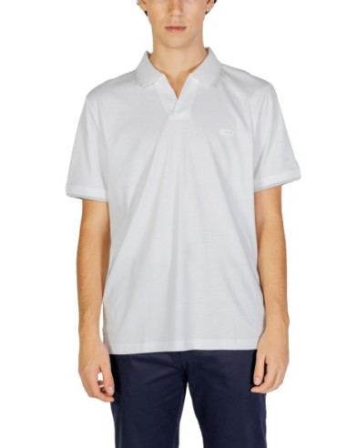 Polo homme Calvin Klein blanc