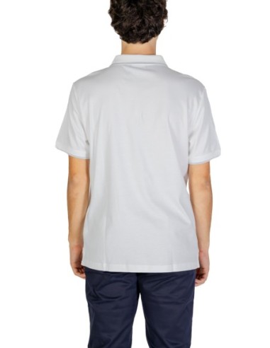 Polo homme Calvin Klein blanc