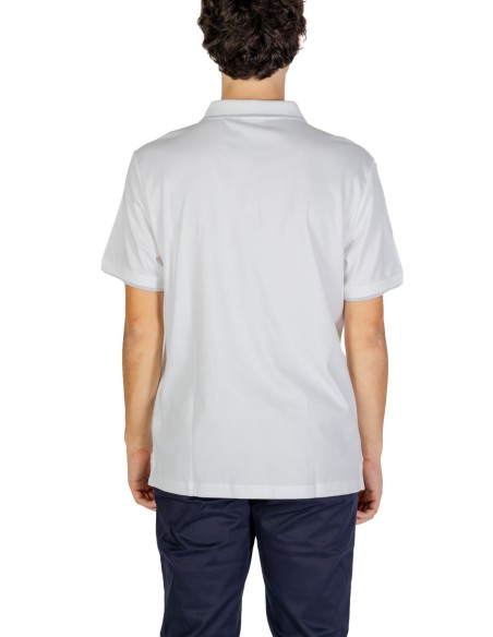 Polo homme Calvin Klein blanc