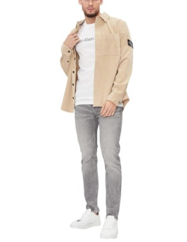 T-shirt homme Calvin Klein blanc imprimé