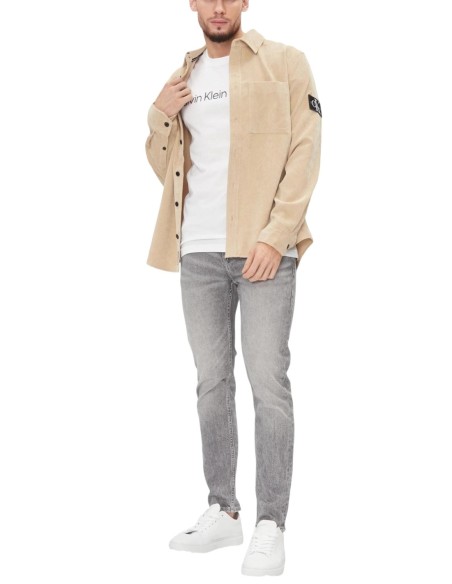 T-shirt homme Calvin Klein blanc imprimé