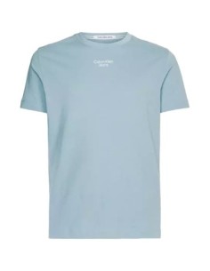 T-shirt homme Calvin Klein bleu azur
