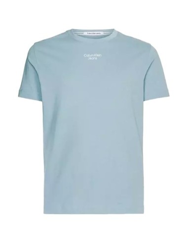 T-shirt homme Calvin Klein bleu azur