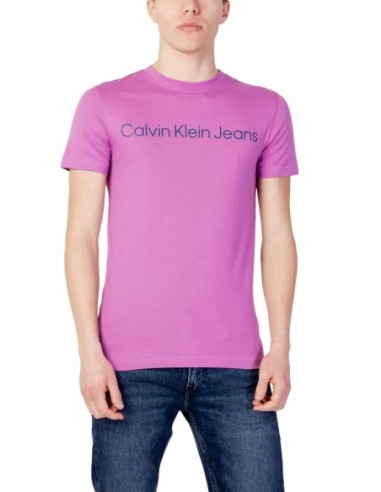 T-shirt homme Calvin Klein violet