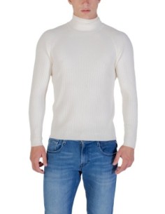 Pull homme Antony Morato blanc col montant