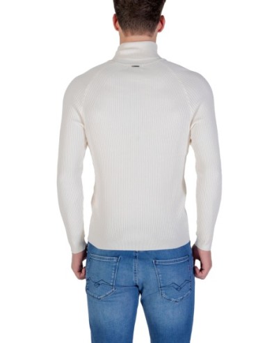 Pull homme Antony Morato blanc col montant