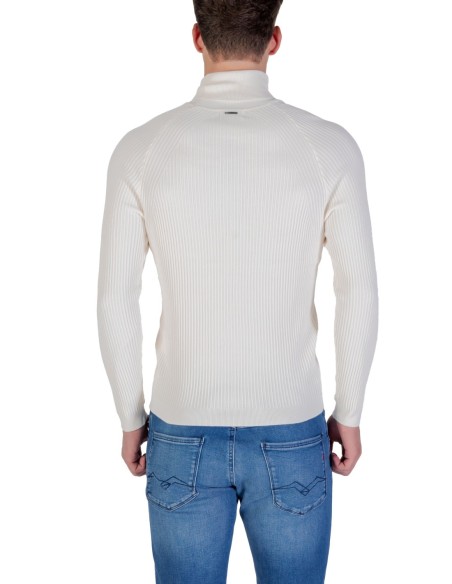Pull homme Antony Morato blanc col montant