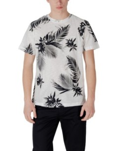T-shirt homme Antony Morato blanc floral