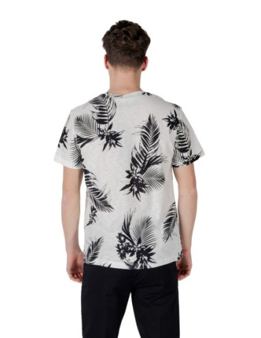 T-shirt homme Antony Morato blanc floral