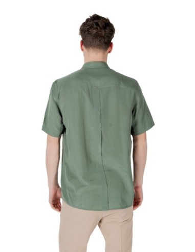 Chemise homme Antony Morato verte courte