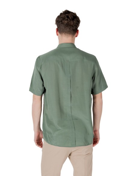 Chemise homme Antony Morato verte courte