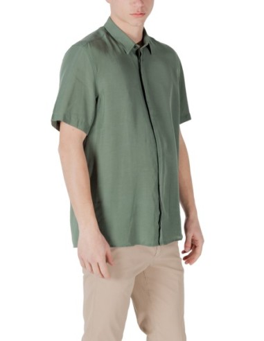 Chemise homme Antony Morato verte courte