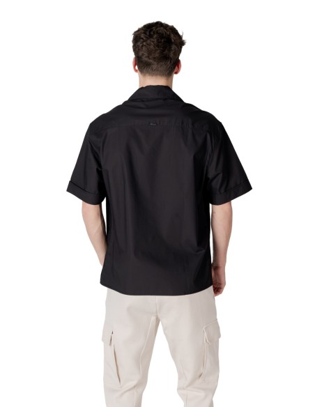 Chemise homme Antony Morato noire courte