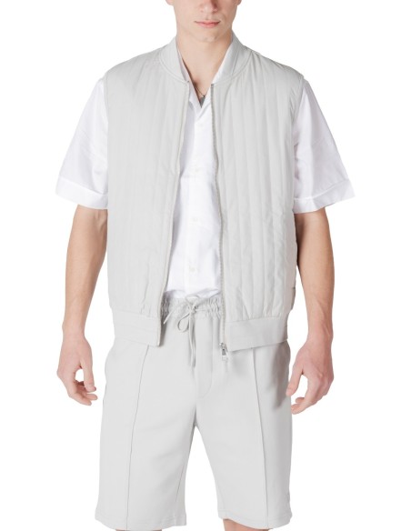 Gilet homme Antony Morato gris zippé
