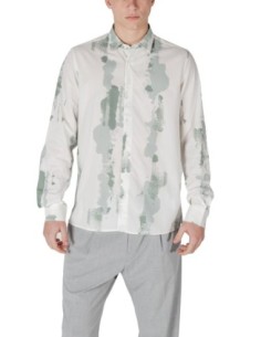 Chemise homme Antony Morato verte motif