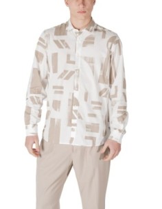Chemise homme Antony Morato beige motif