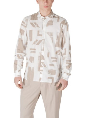 Chemise homme Antony Morato beige motif