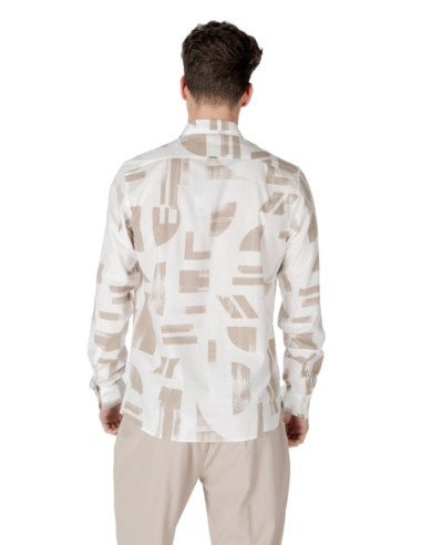 Chemise homme Antony Morato beige motif
