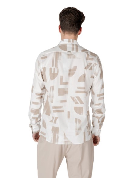 Chemise homme Antony Morato beige motif