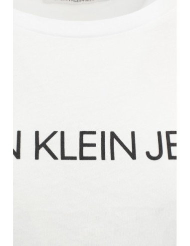 T-shirt femme Calvin Klein Jeans blanc imprimé