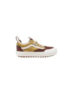 Sneakers femme Vans camel cuir