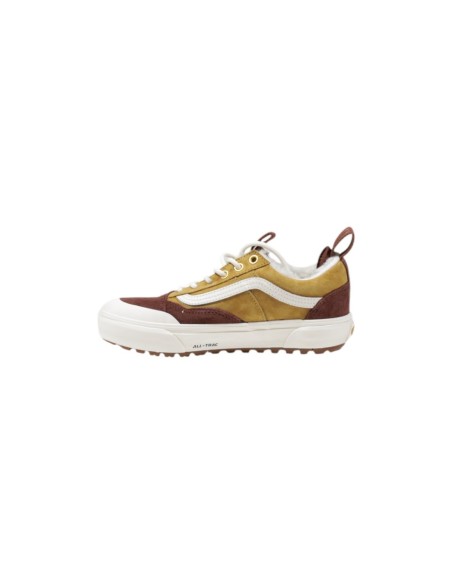 Sneakers femme Vans camel cuir