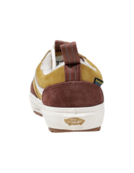 Sneakers femme Vans camel cuir