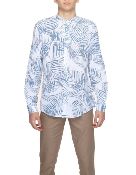 Chemise homme Antony Morato bleu lin