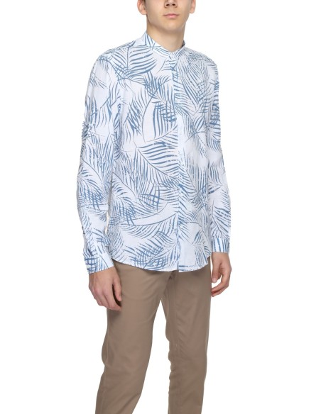 Chemise homme Antony Morato bleu lin