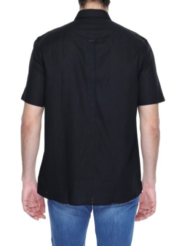 Chemise homme Antony Morato noir lin