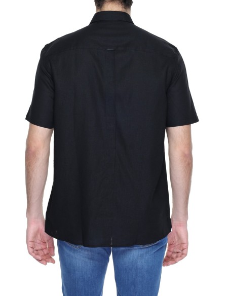Chemise homme Antony Morato noir lin