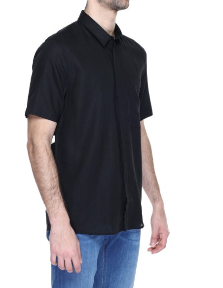 Chemise homme Antony Morato noir lin