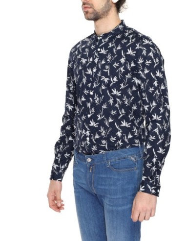 Chemise homme Antony Morato bleu floral