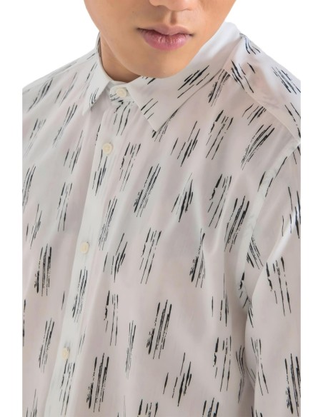 Chemise homme Antony Morato blanc imprimé