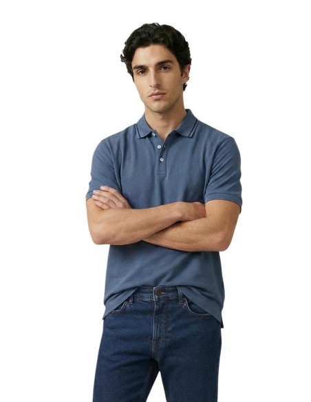 Polo homme Armani Exchange bleu
