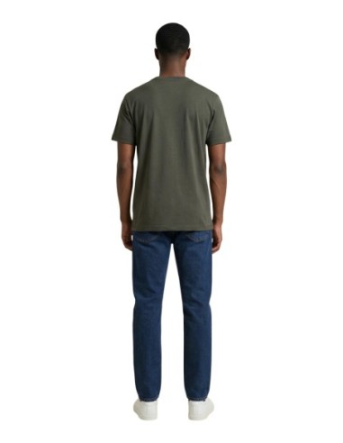 T-shirt homme Armani Exchange vert imprimé
