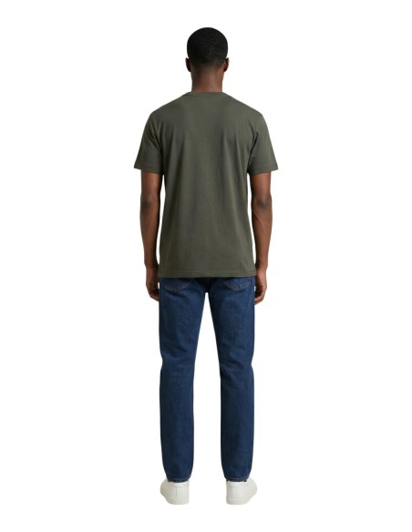 T-shirt homme Armani Exchange vert imprimé