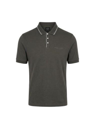 Polo homme Armani Exchange marron
