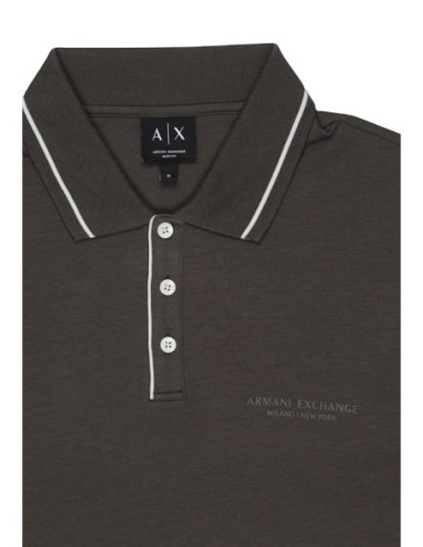 Polo homme Armani Exchange marron