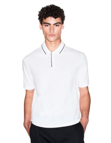 Polo homme Armani Exchange blanc